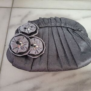 Kate Landry small clutch handbag Purse with bow
